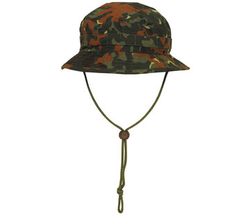 MFH MFH - bouillon Buschhut Buschhut  -  avec bande de menton  -  SF Boonie  -  Arrêt Rip  -  flecktarn