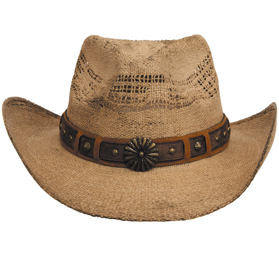Fox Outdoor - Strohoed  -  "Colorado"  -  met hoedenband  -  Brown