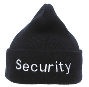 MFH MFH - Rollmütze -  Polyacryl -  schwarz -  silber bestickt - "Security"