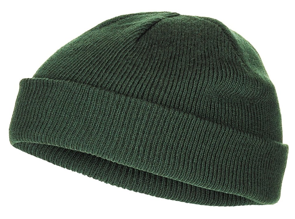 MFH MFH - Gebreide muts  -  OD groen  -  Extra kort  -  100% Acryl