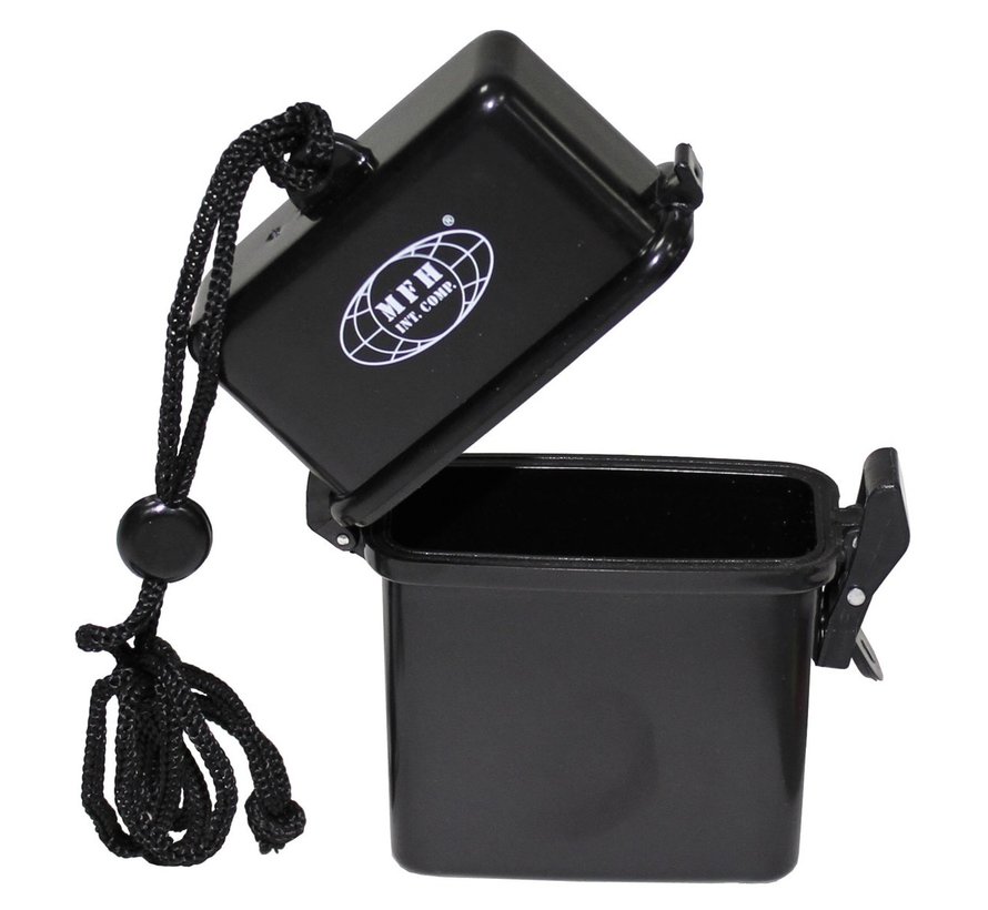 MFH - boîte plastique - imperméable - 7 x 2 - 5 x 11 cm - noir
