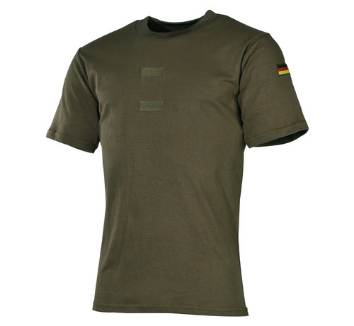 MFH MFH - BW Onderhemd  -  Legergroen  -  Met Duitse vlag en klittenband