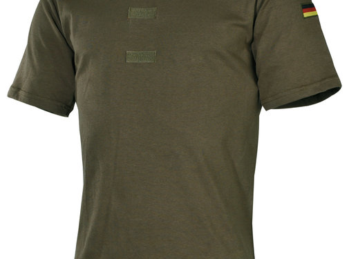 MFH MFH - BW Tropenunterhemd - oliv - Klett - Nationalitätsabzeichen