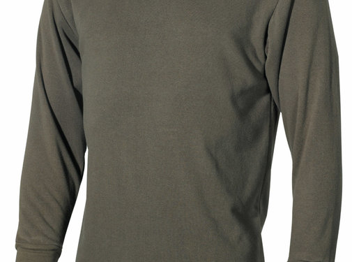 MFH MFH - BW Plüsch-Rollkragenhemd -  oliv