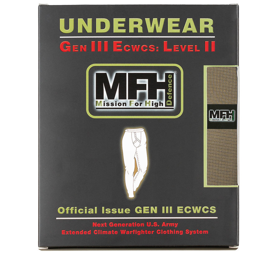 MFH High Defence - US Army lange onderbroek  -  Niveau II  -  GEN III  -  Legergroen