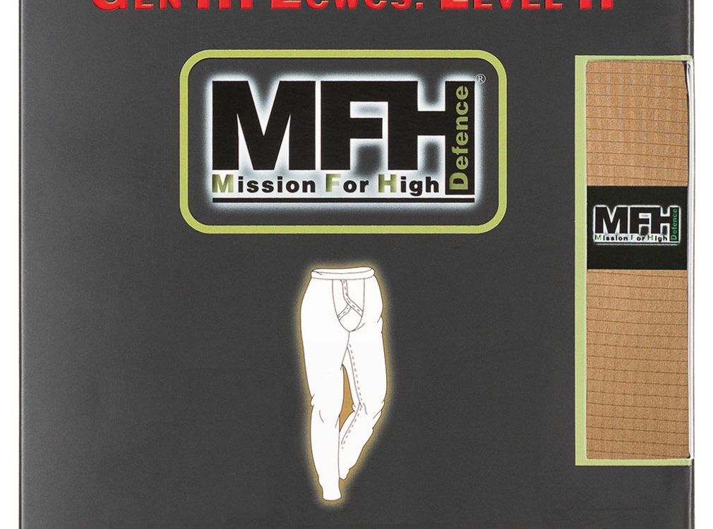 MFH | Mission For High Defence MFH High Defence - Sous-vêtements américains  -  Niveau II  -  GÉn IAIL  -  bronzage coyote