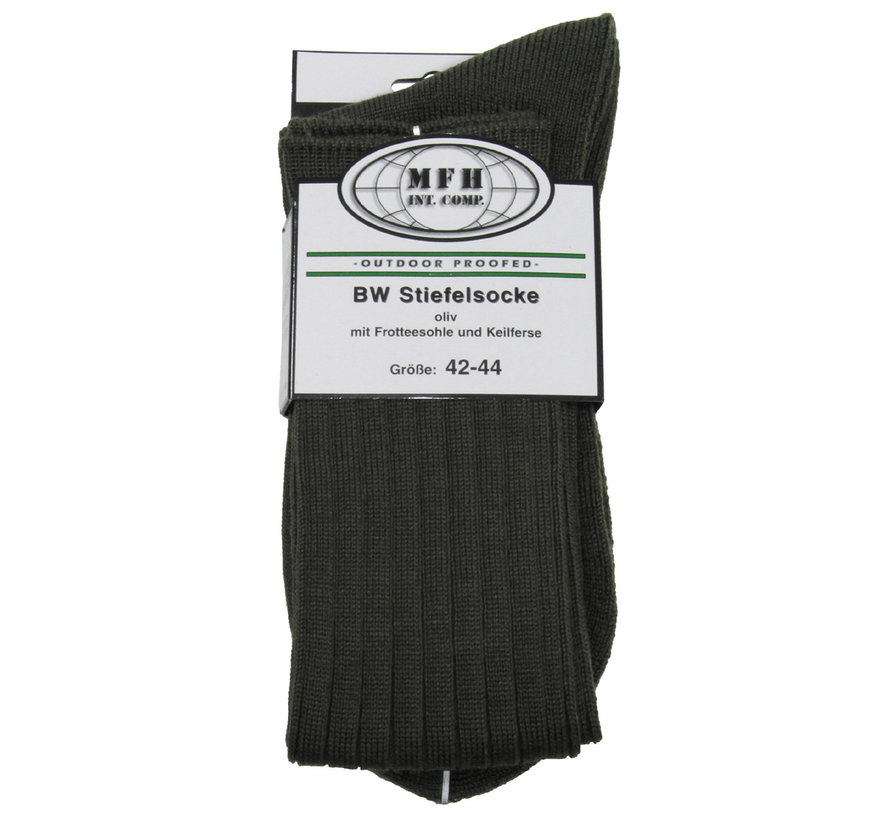 MFH - BW Stiefelsocken -  oliv