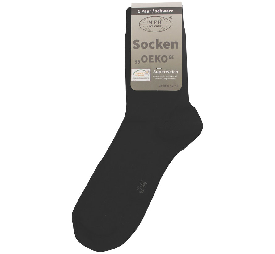 MFH - Socken -  "Oeko" -  schwarz