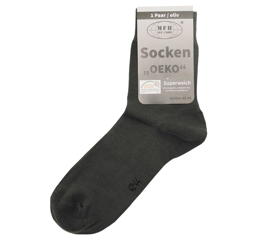 MFH - Socken -  "Oeko" -  oliv