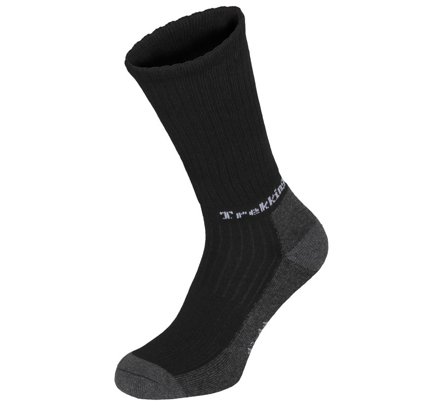 Fox Outdoor - Chaussettes trekking  -  "Lusen"  -  Noir  -  Frotteesole Frotteesole