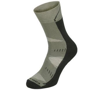 Fox Outdoor Fox Outdoor - Chaussettes trekking  -  "Arber"  -  semelle rembourrée  -  Olive