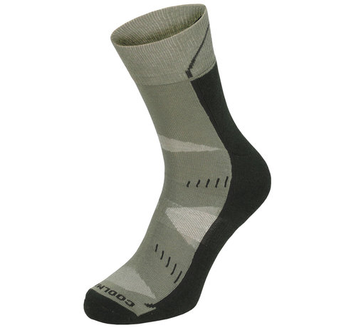Fox Outdoor  Fox Outdoor - Trekking sokken  -  "Arber"  -  Gewatteerde zool  -  Legergroen