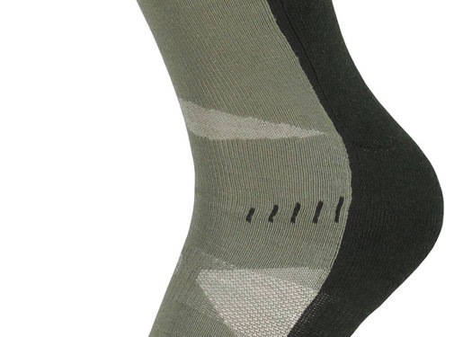 Fox Outdoor Fox Outdoor - Chaussettes trekking  -  "Arber"  -  semelle rembourrée  -  Olive