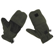 MFH MFH - Fleece-Faust-Fingerhandschuhe -  oliv -  mit Ausziehschlaufen