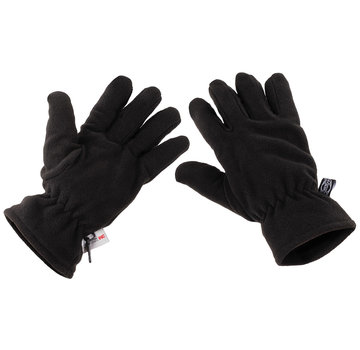 MFH MFH - Fleece handschoenen  -  Zwart  -  3M™ Thinsulate™ Isolatie