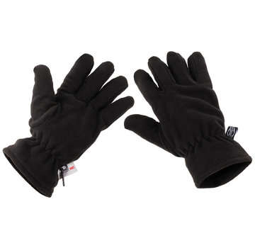 MFH MFH - Fleece-Handschuhe - schwarz - 3M™ Thinsulate™ Insulation