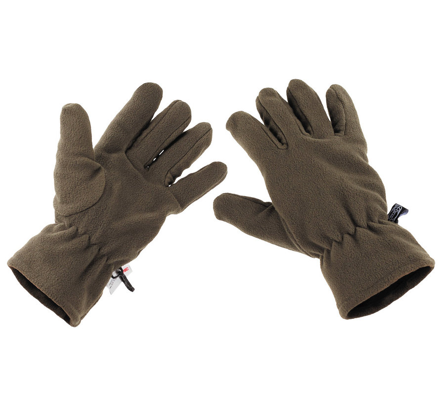 MFH - Fleece-Handschuhe -  oliv -  3M™ Thinsulate™ Insulation