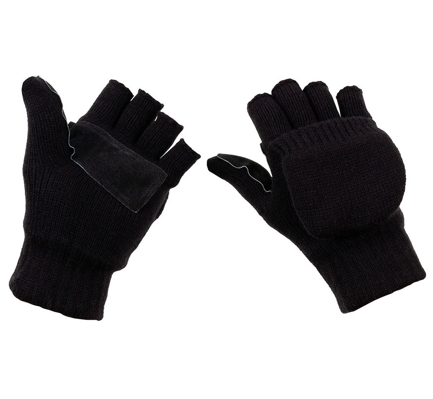 MFH - Gant de doigt de tricot-fist  -  Noir  -  3M™ thinsulate™