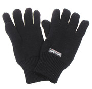 MFH Gants tricotés noirs avec isolation 3M™ Thinsulate™ extra chaude.