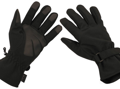 MFH | Mission For High Defence MFH High Defence - Vinger handschoenen - "Soft shell" - Zwart