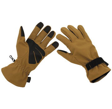 MFH | Mission For High Defence MFH High Defence - Vinger handschoenen  -  "Soft shell"  -  Coyote tan