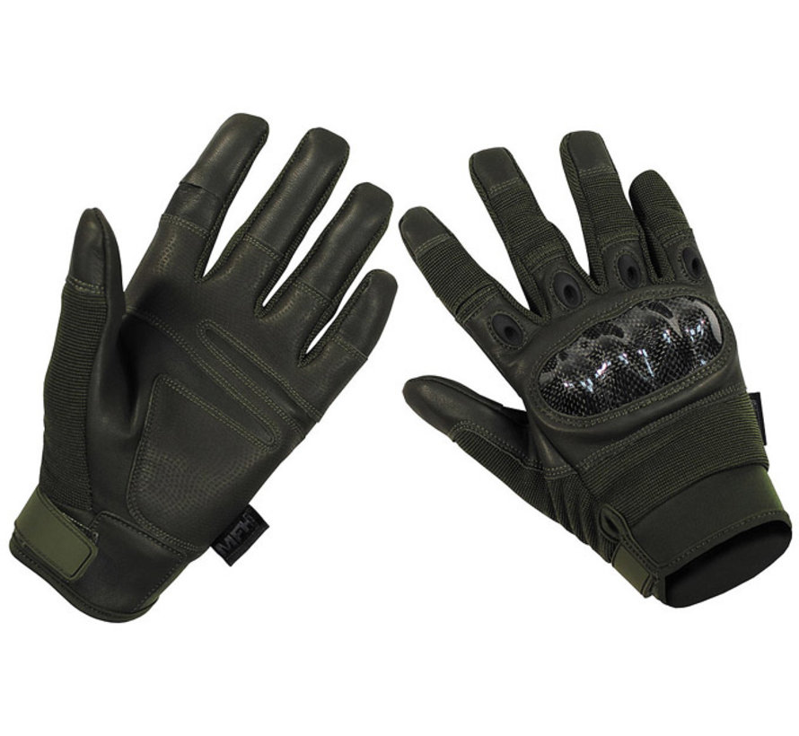 MFH High Defence - Tactical Handschuhe -  "Mission" -  oliv