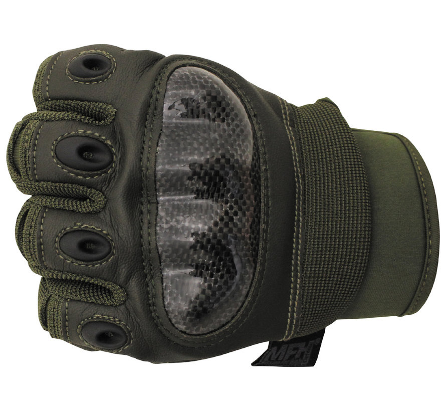 MFH High Defence - Tactical Handschuhe -  "Mission" -  oliv