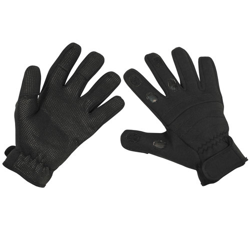 MFH MFH - Handschoenen  -  "Combat"  -  Neopreen  -  Zwart