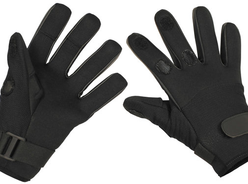 MFH MFH - Fingerhandschuhe -  "Mesh" -  Neopren -  schwarz