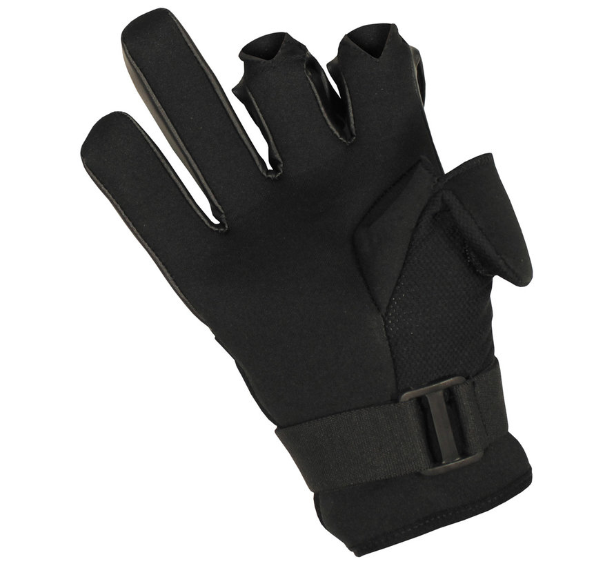 MFH - Fingerhandschuhe -  "Mesh" -  Neopren -  schwarz