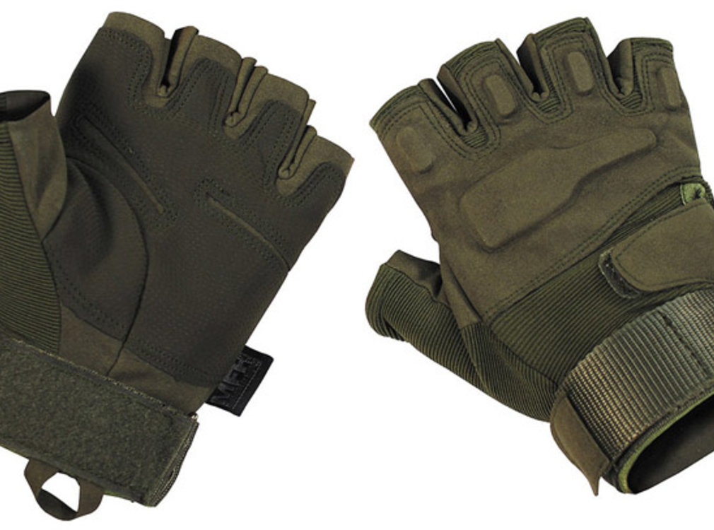 MFH | Mission For High Defence MFH High Defence - Gants tactiques  -  "Pro"  -  sans doigts  -  Olive
