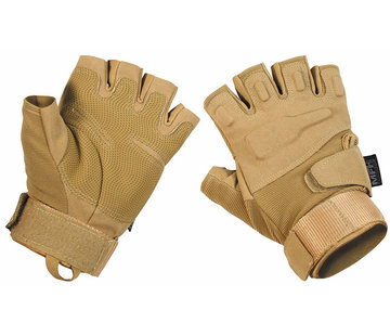 MFH | Mission For High Defence MFH High Defence - Gants tactiques  -  "Pro"  -  sans doigts  -  bronzage coyote