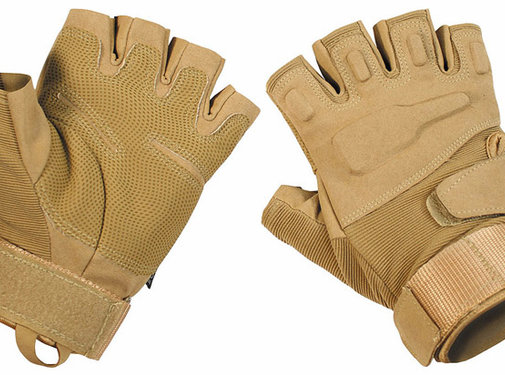 MFH | Mission For High Defence MFH High Defence - Tactical Handschuhe - "Pro" -  ohne Finger -  coyote tan