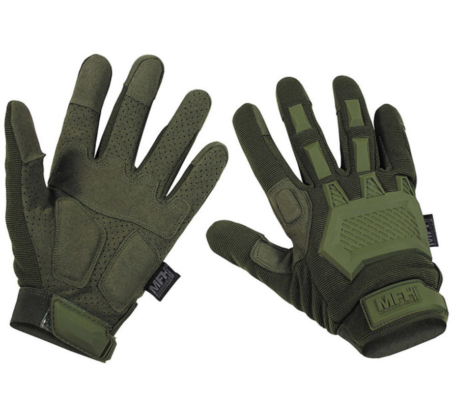 MFH High Defence - Tactical Handschuhe -  "Action" -  oliv