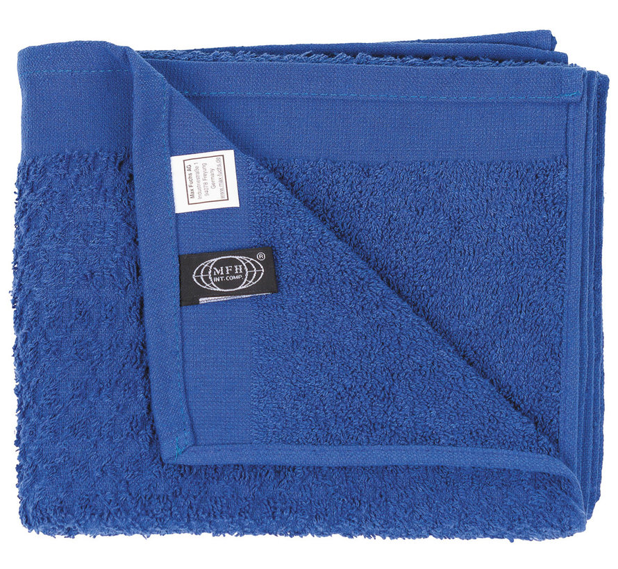 MFH - BW Serviette éponge -  bleu -  env. 90 x 45 cm