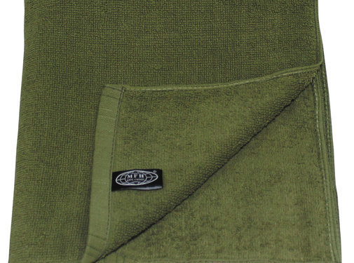 MFH MFH - Handdoek  -  "Terry"  -  Legergroen  -  110 x 50 cm