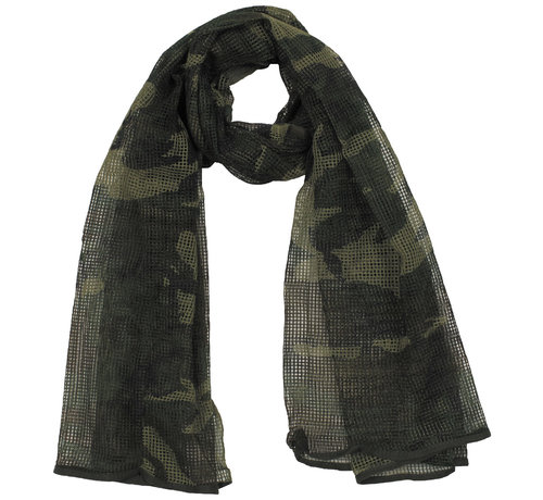 MFH MFH - Mesh sjaal  -  Woodland camo  -  190 x 90 cm