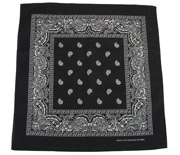 MFH MFH - Bandana -  coton -  env. 55 x 55 cm -  noir-blanc