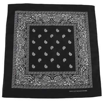 MFH MFH - Bandana -  coton -  env. 55 x 55 cm -  noir-blanc