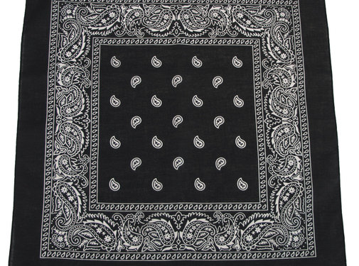 MFH MFH - Bandana - Zwart / Wit - 55 x 55 cm