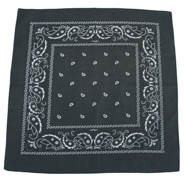 MFH MFH - Bandana -  coton -  env. 55 x 55 cm -  vert-noir