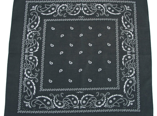 MFH MFH - Bandana -  coton -  env. 55 x 55 cm -  vert-noir