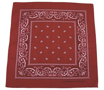 MFH MFH - Bandana -  burgund-schwarz -  ca. 55 x 55 cm -  Baumwolle