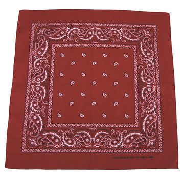 MFH MFH - Bandana -  burgund-schwarz -  ca. 55 x 55 cm -  Baumwolle