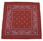 MFH - Bandana -  coton -  env. 55 x 55 cm -  bourgogne-noir