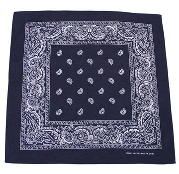 MFH MFH - Bandana -  coton -  env. 55 x 55 cm -  marine-blanc