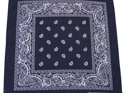 MFH MFH - Bandana  -  Marine Blauw / Wit  -  55 x 55 cm