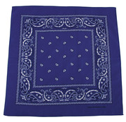 MFH MFH - Bandana -  coton -  env. 55 x 55 cm -  bleu royal-blanc