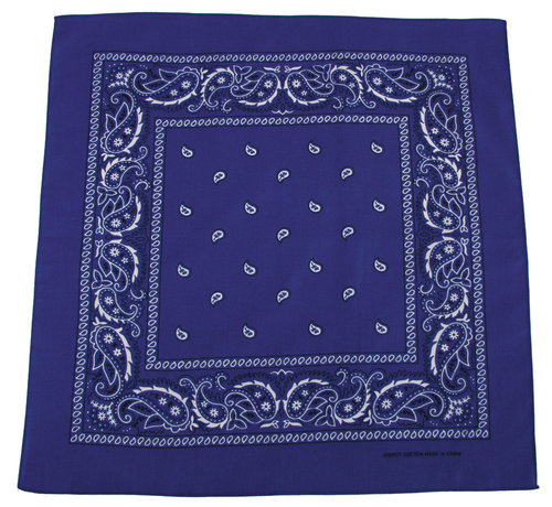 MFH MFH - Bandana  -  Blauw / Wit  -  55 x 55 cm