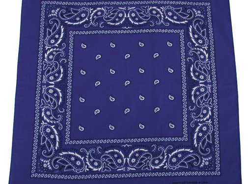 MFH MFH - Bandana - Blauw / Wit - 55 x 55 cm